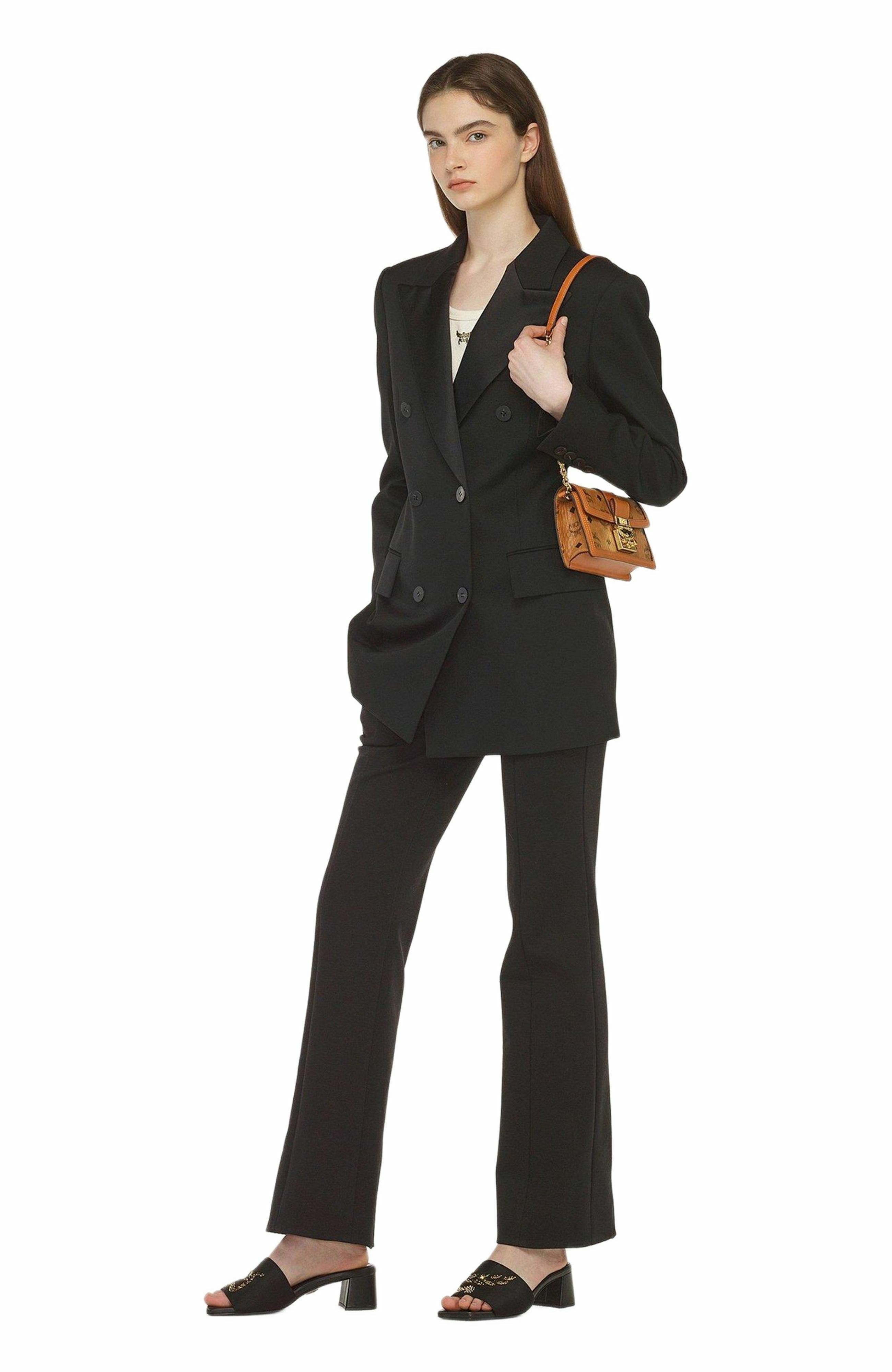 MCM Tracy Crossbody in Visetos, Alternate, color, Cognac