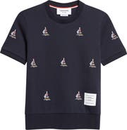 Thom Browne Sailboat Cotton Blouson T-Shirt