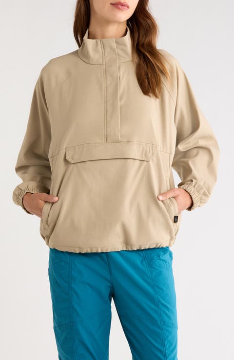 Stretch Zion Half Zip Popover