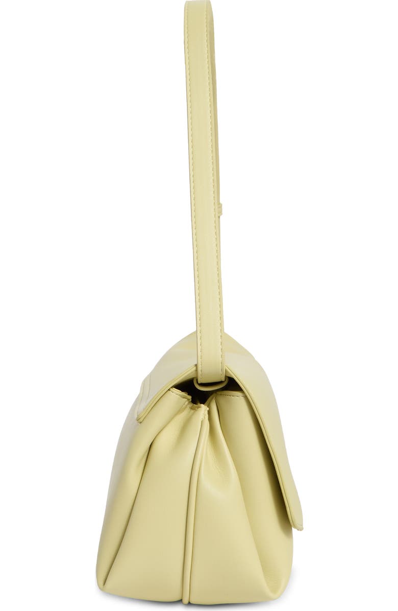 BCBG Draped Shoulder Bag, Alternate, color, Lemon