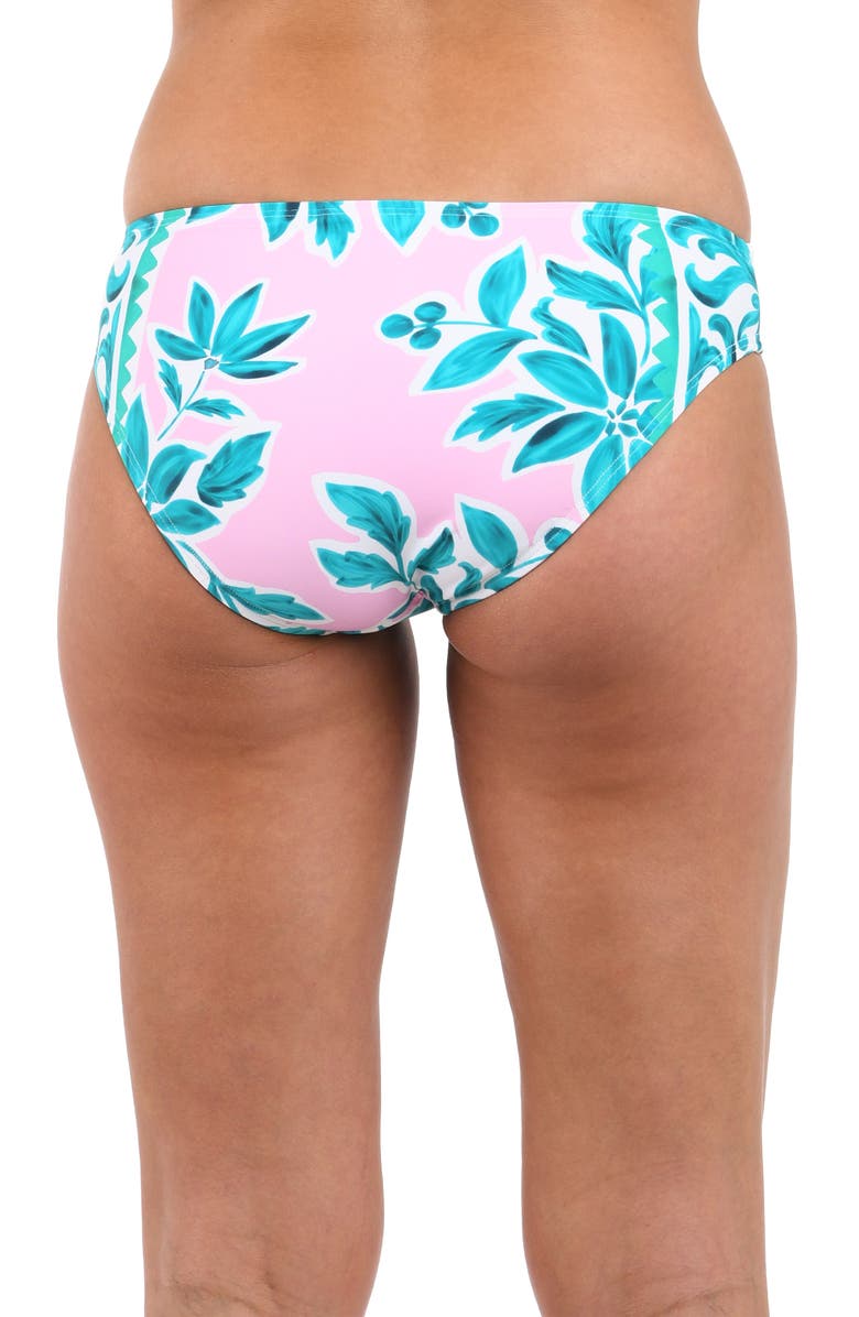 La Blanca Opulent Hipster Bikini Bottoms, Alternate, color, Pink Multi
