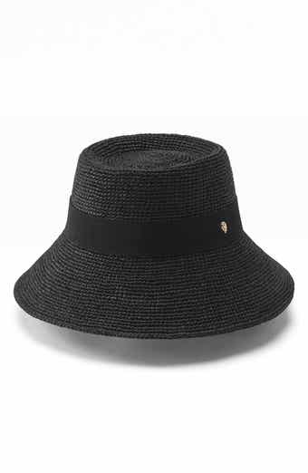 Clover Raffia Porkpie Hat