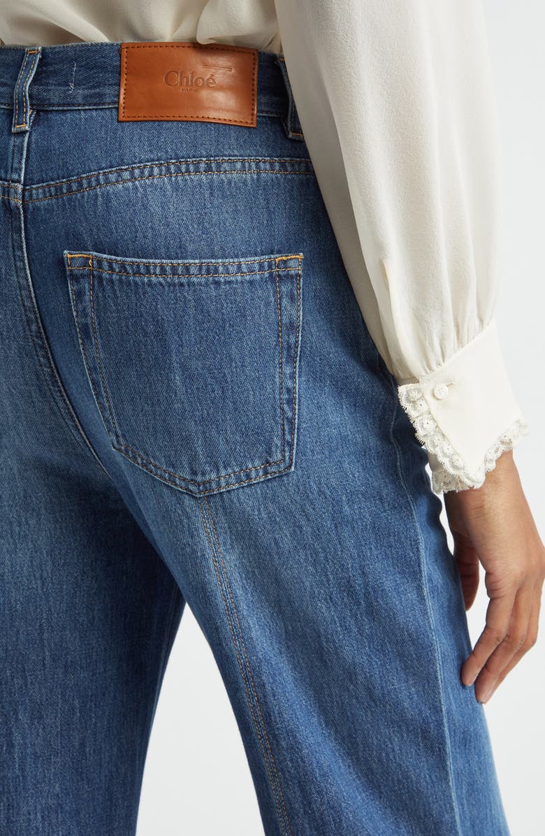 Chloé Nonstretch Denim Flare Leg Jeans, Alternate, color, 