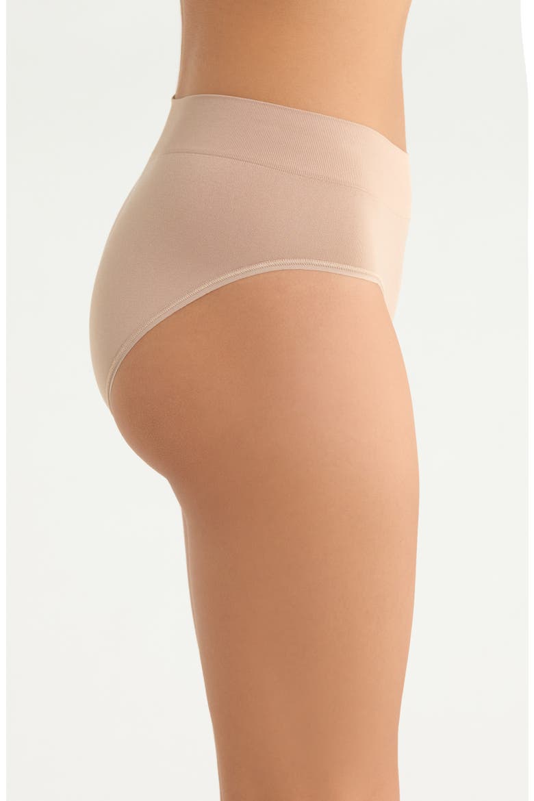 Seamless Hipster Briefs, Alternate, color, TAN WARM