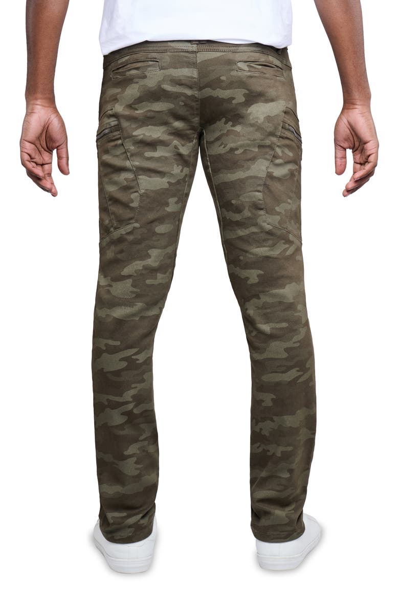 Slim Cargo Pants, Alternate, color, OLIVE CAMO