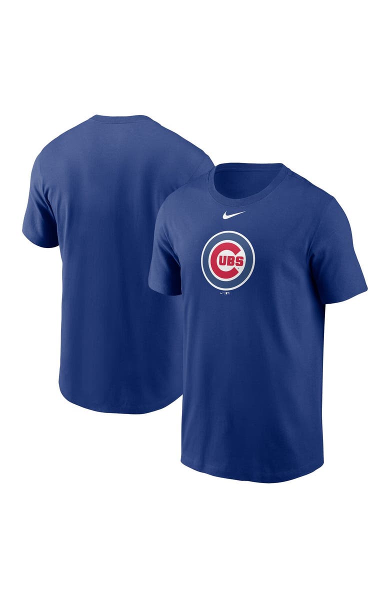 Nike Men's Nike Royal Chicago Cubs Fuse Logo T-Shirt, Main, color, Royal
