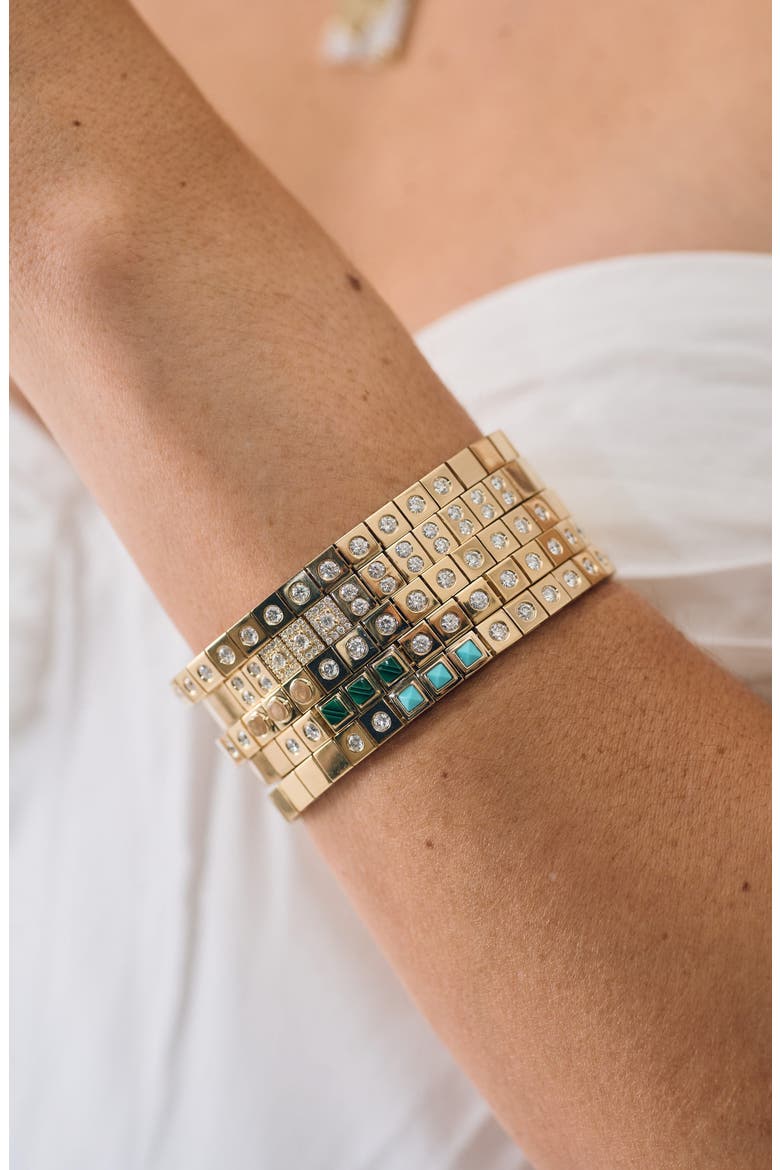 Leggo Turquoise & Diamond ID Bracelet, Alternate, color, TURQUOISE
