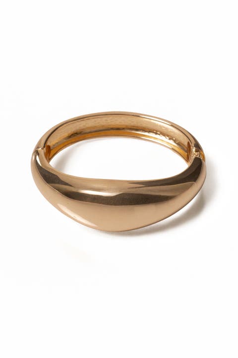 Gold Sabrina Hinge Bracelet