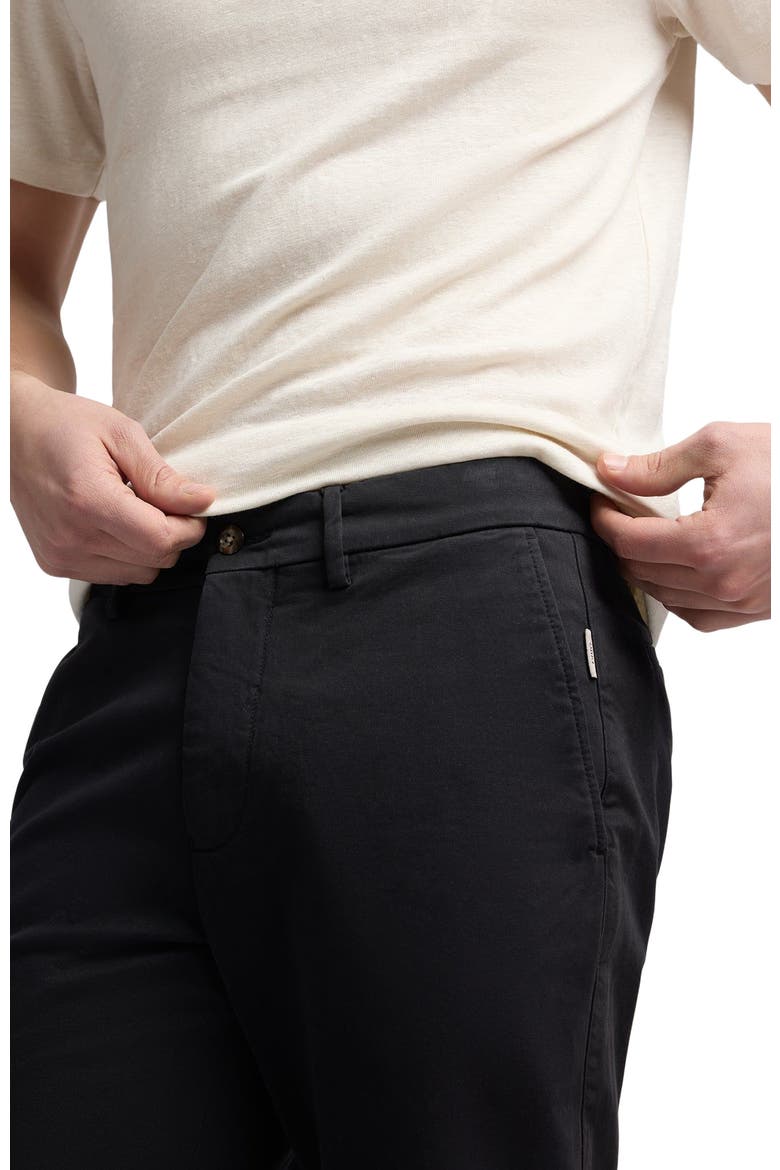 Stretch Cotton Chino Pant, Alternate, color, Black