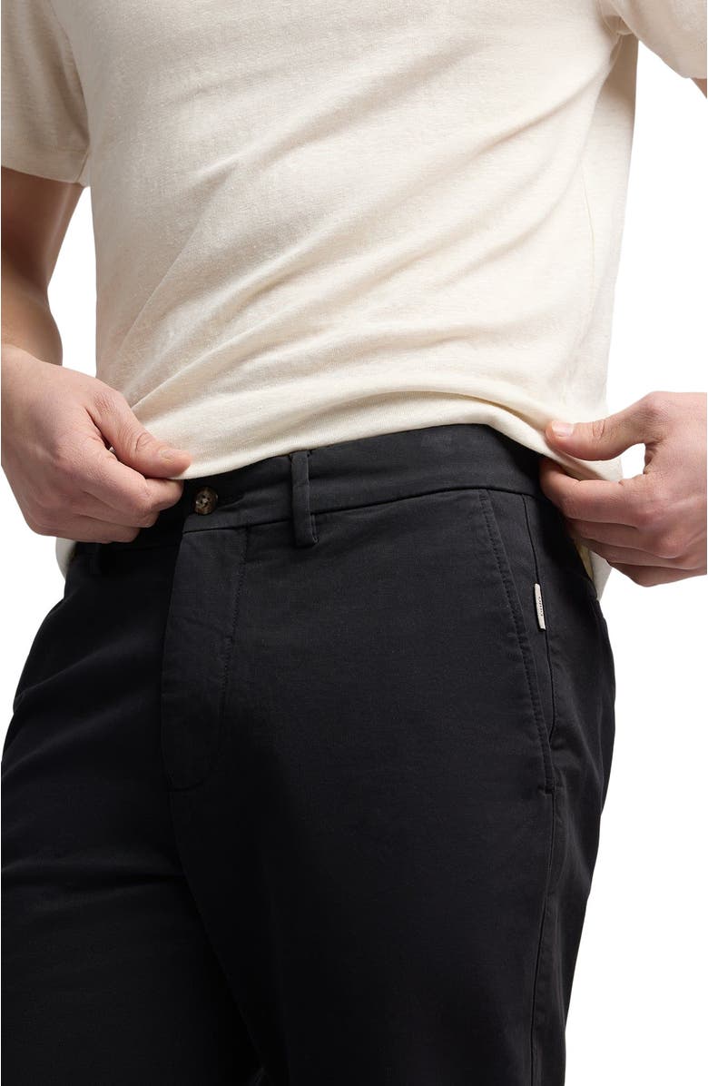 Onia Stretch Cotton Chino Pant, Alternate, color, Black