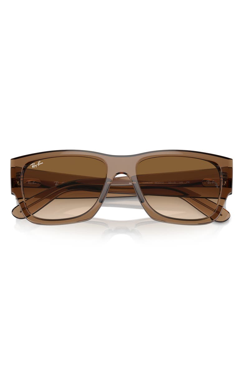 Ray-Ban Carlos 56mm Polarized Rectangular Sunglasses, Alternate, color,