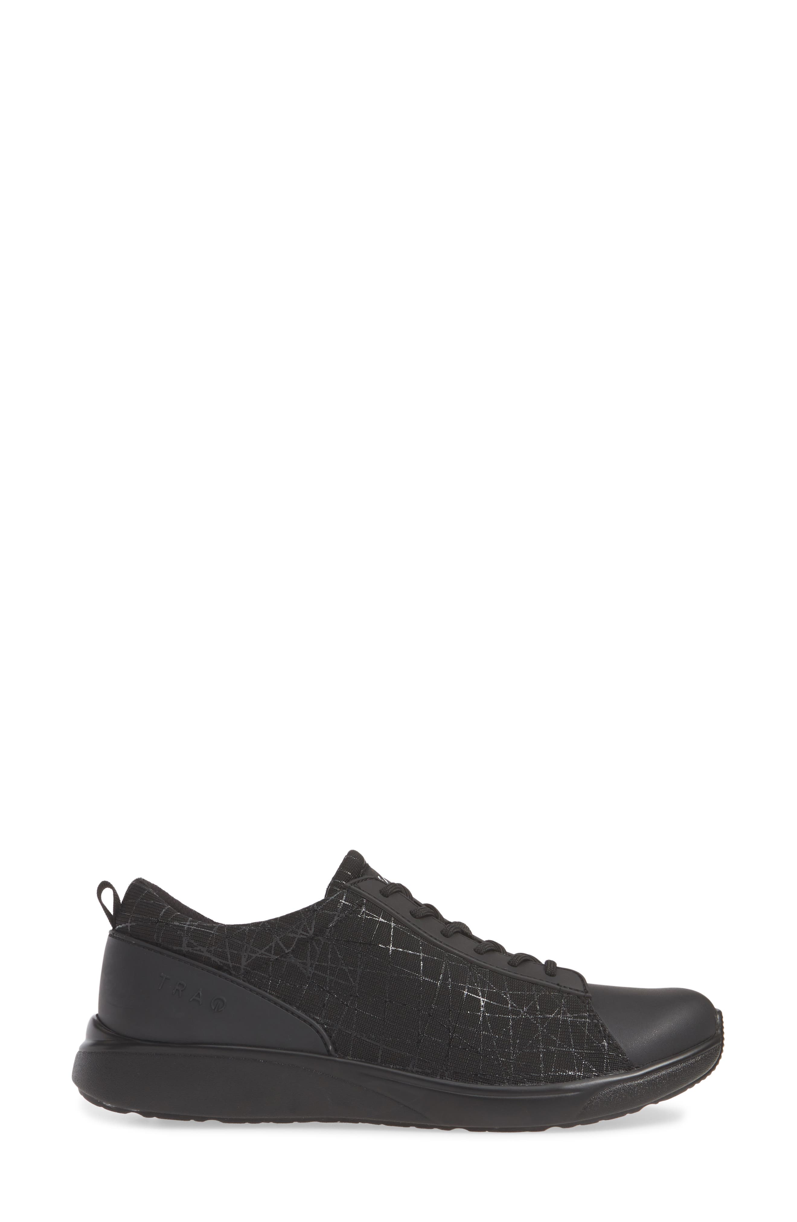 Qest Sneaker, Alternate, color, INTERSECTION BLACK LEATHER