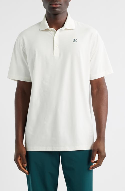 Puma Golf X Reigning Champ Mattr Jacquard Polo In White