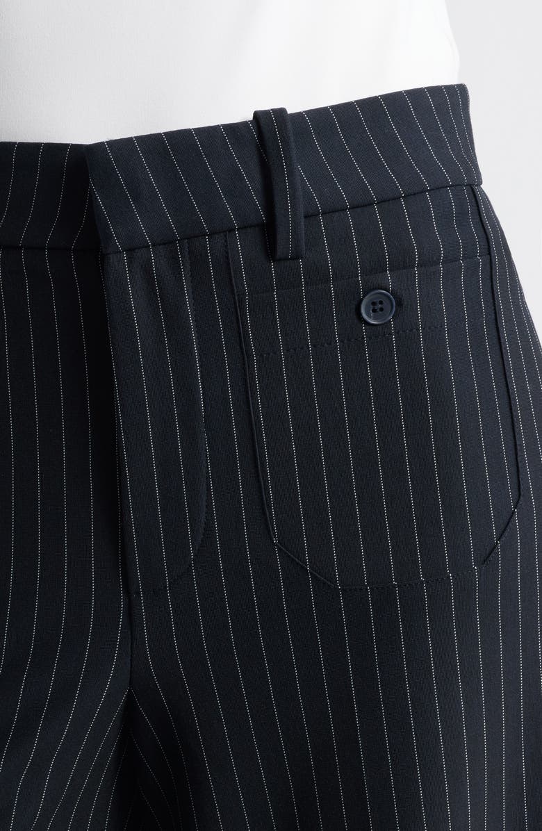 FRAME The Modernist Patch Pocket Pinstripe Pants, Alternate, color, Navy Pinstripe