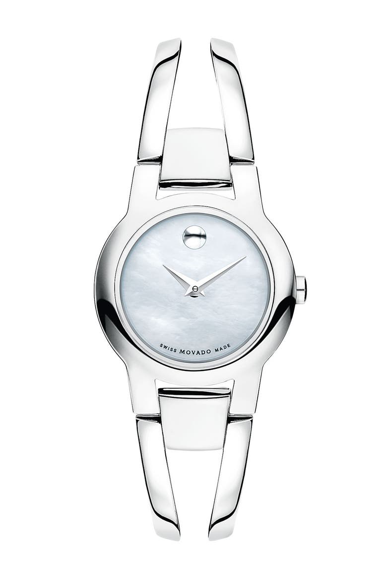 'Amorosa' Watch, 25mm, Main, color, SILVER