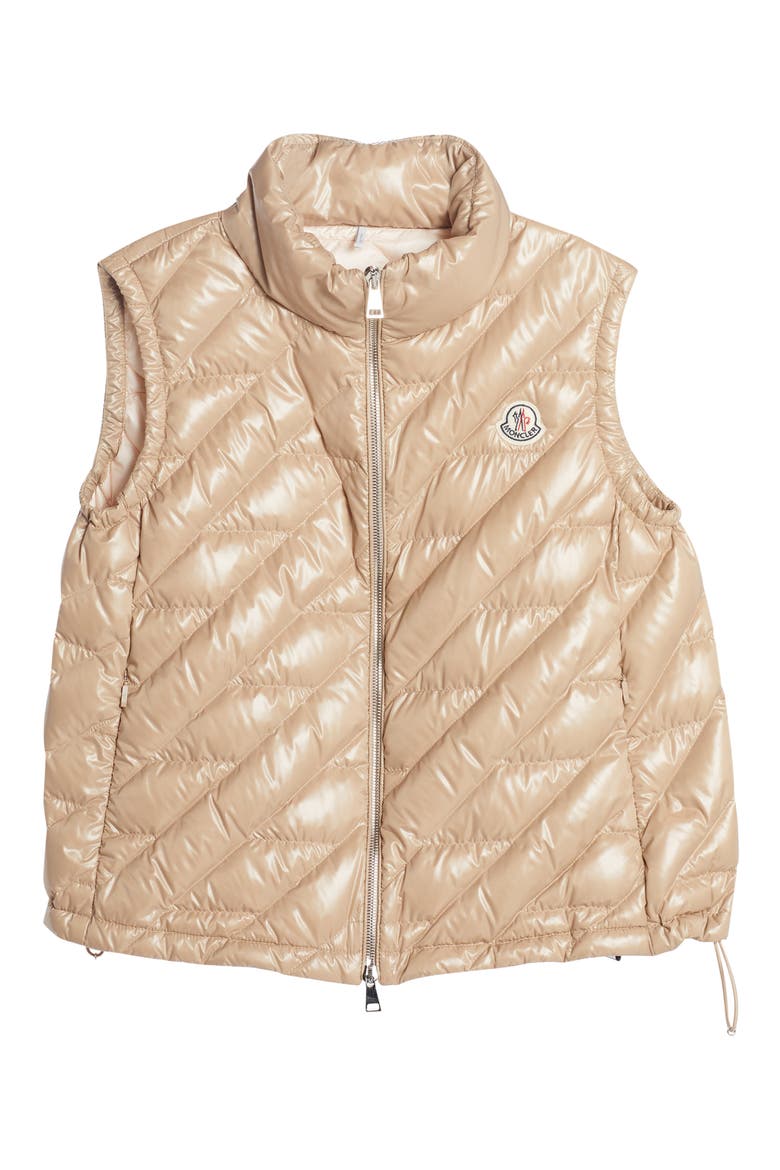 Lecroisic Quilted Down Puffer Vest, Alternate, color, 20G NUDE