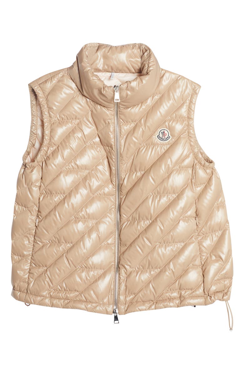 Moncler Lecroisic Quilted Down Puffer Vest, Alternate, color, 