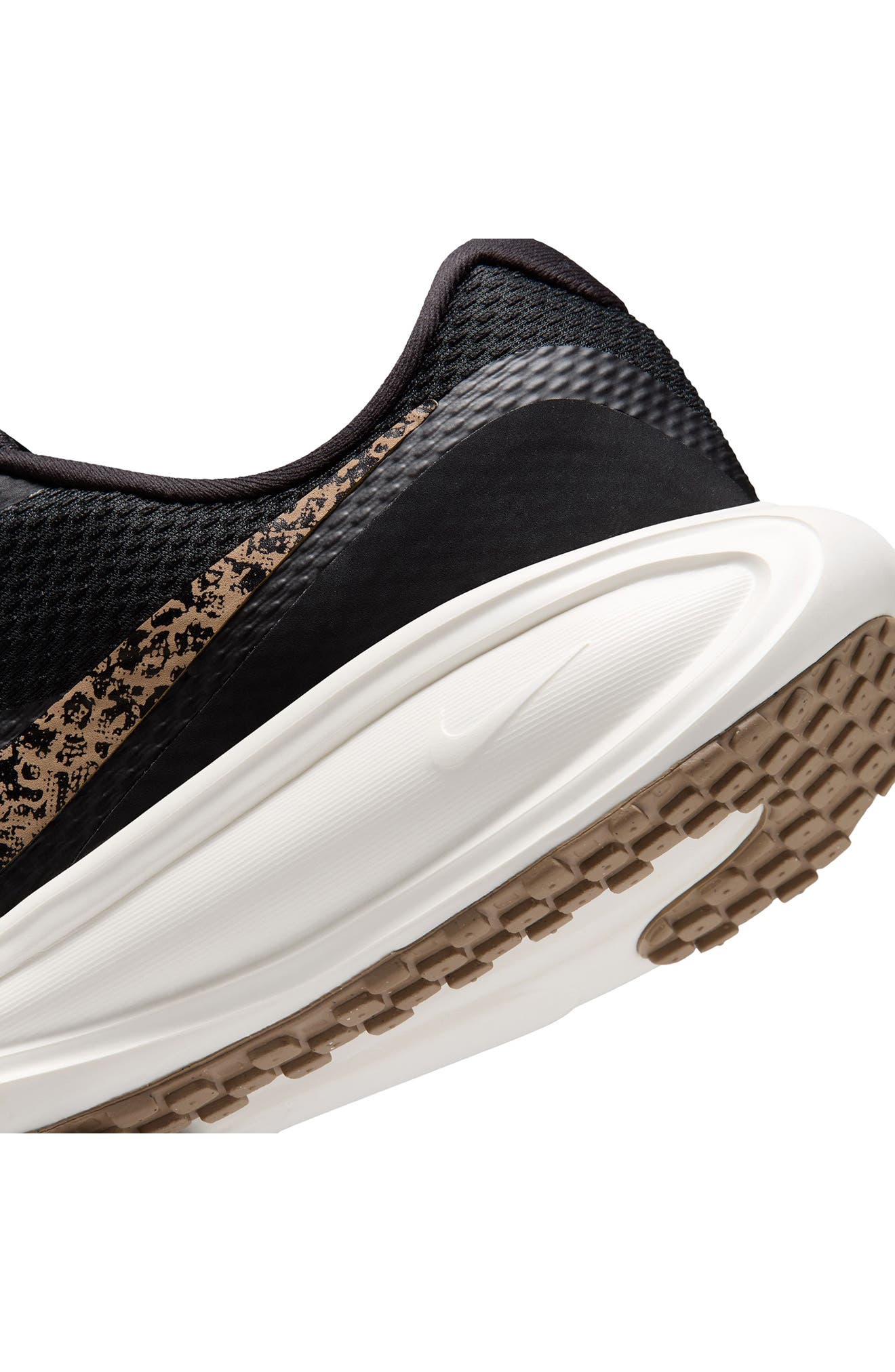 Revolution 8 Print Running Shoe, Alternate, color, BLACK/ FUSION RED/ SAIL