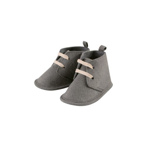 Hudson Baby Long Sleeve Bodysuit, Pants And Shoe In Gray