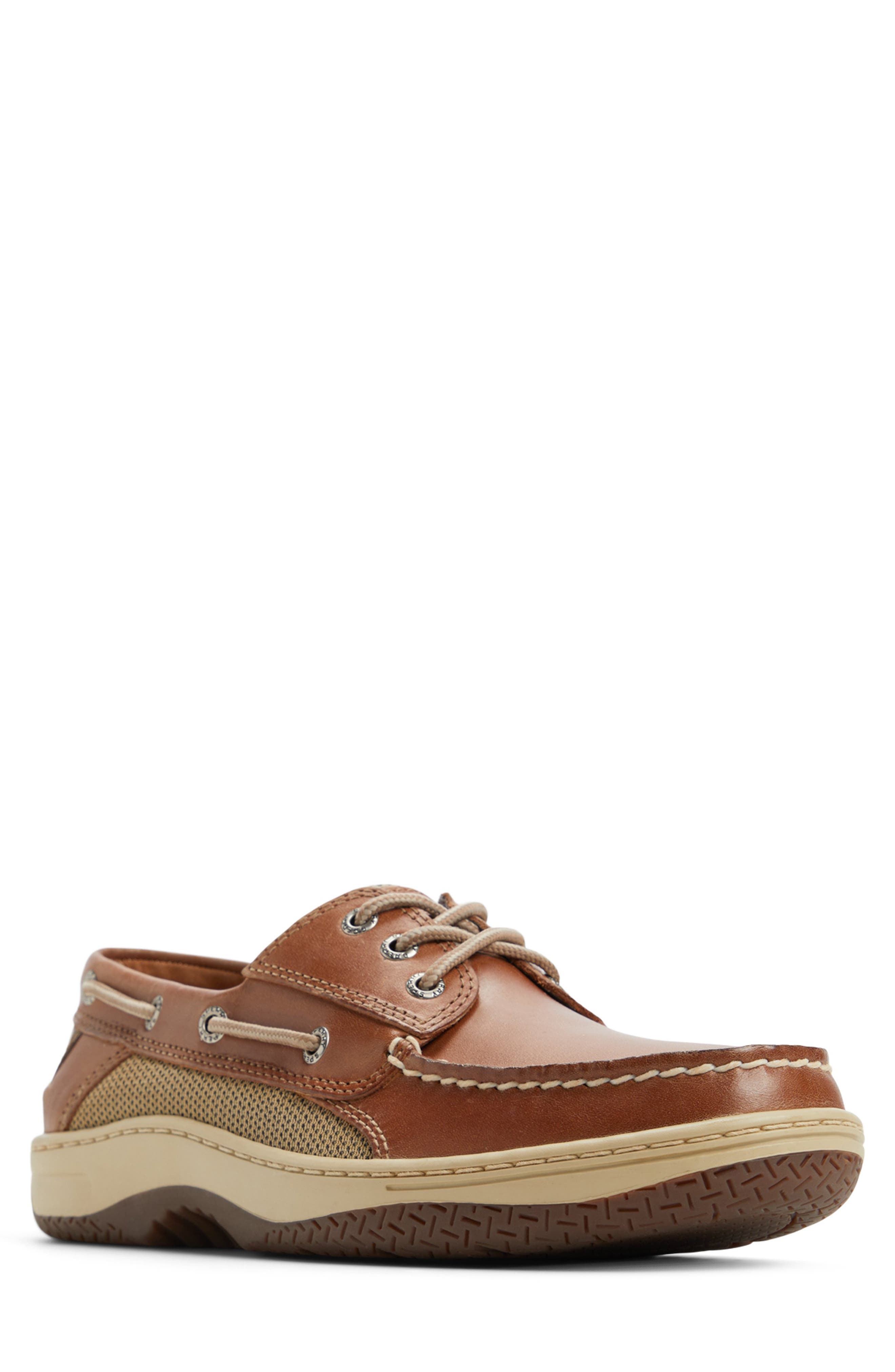 Sperry Billfish<sup>™</sup> 3-Eye Boat Shoe, Main, color, Cognac