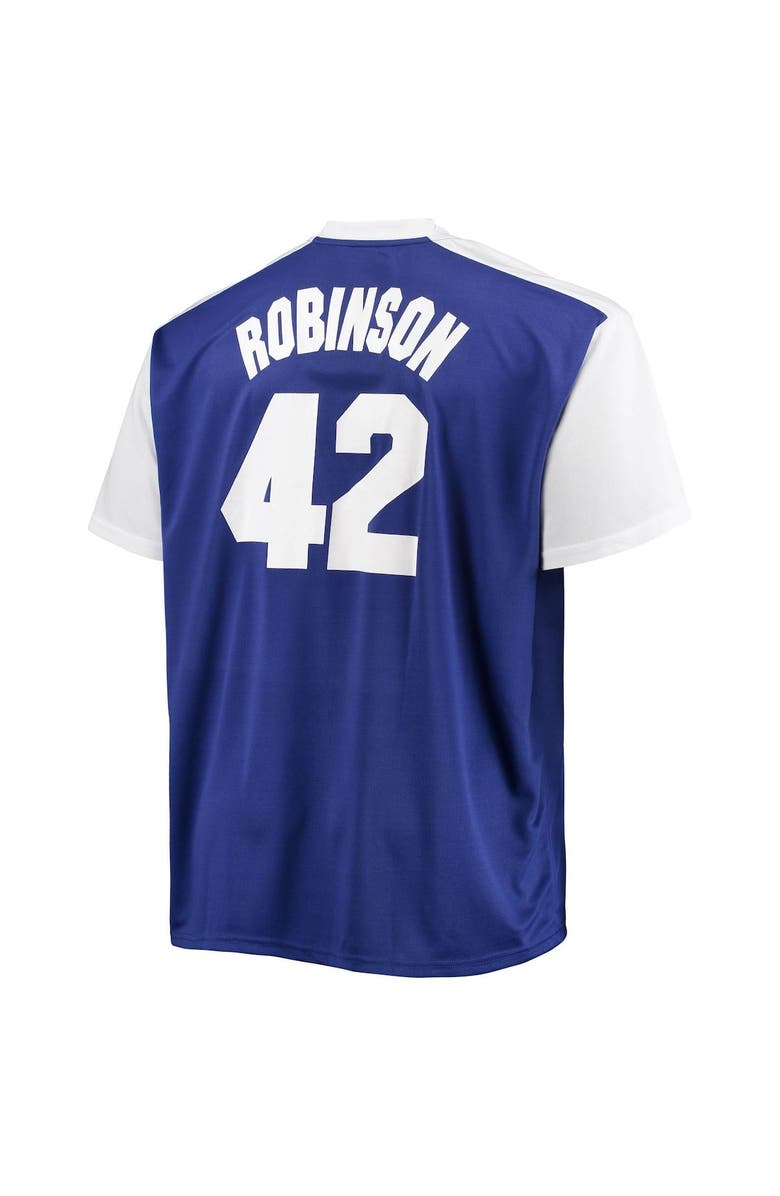 PROFILE Men's Jackie Robinson Royal/White Los Angeles Dodgers Cooperstown Collection Replica Player Jersey, Alternate, color, 