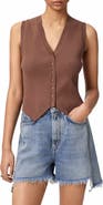 AllSaints Cruz Rib Vest