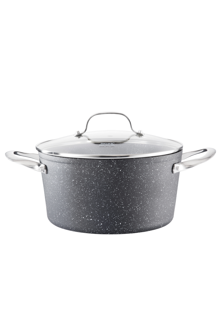 IRONROC™ 5 Qt Casserole with Lid, Main, color, BLACK