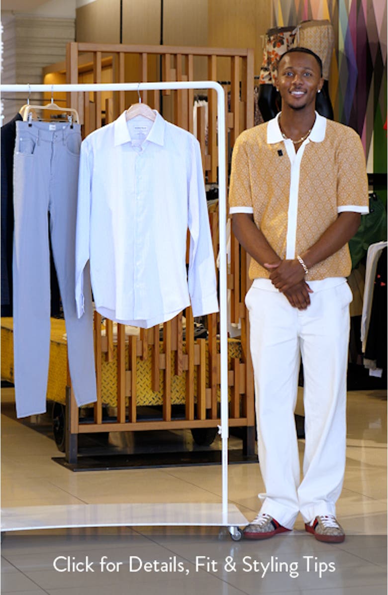 Trim Fit Check Non-Iron Cotton Dress Shirt, sales video thumbnail