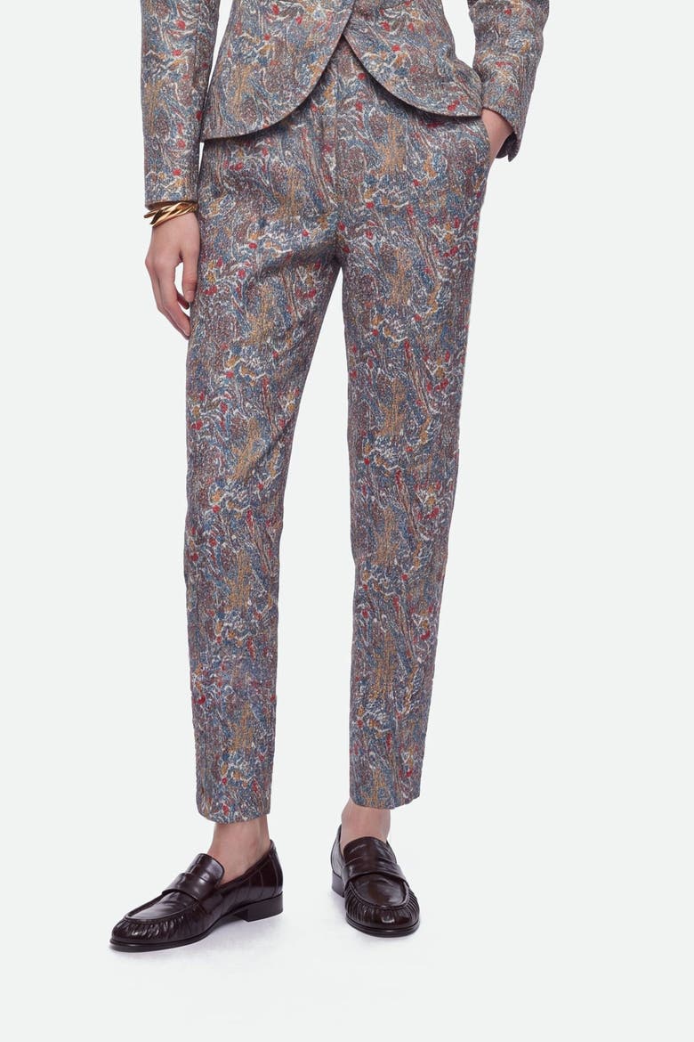 High Waist Trousers, Alternate, color, Yellow