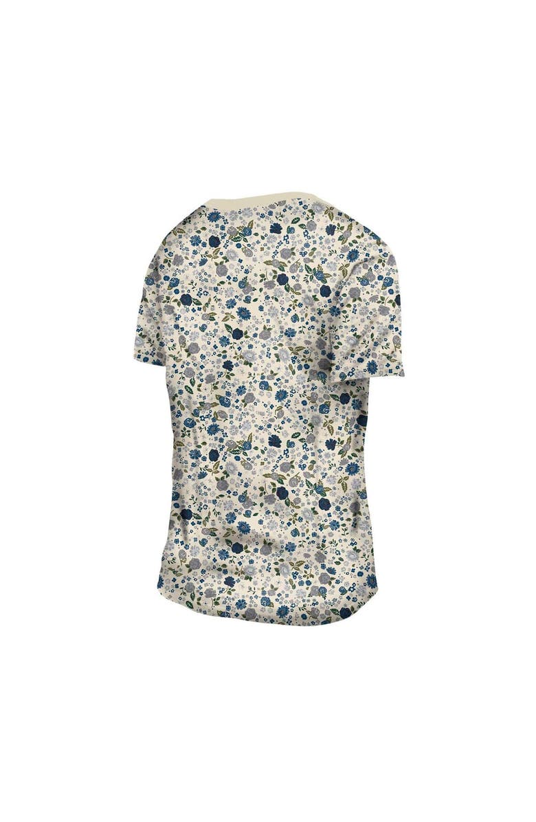 New Era Women's New Era Cream Dallas Cowboys Glam Game Floral T-Shirt, Alternate, color, Cream