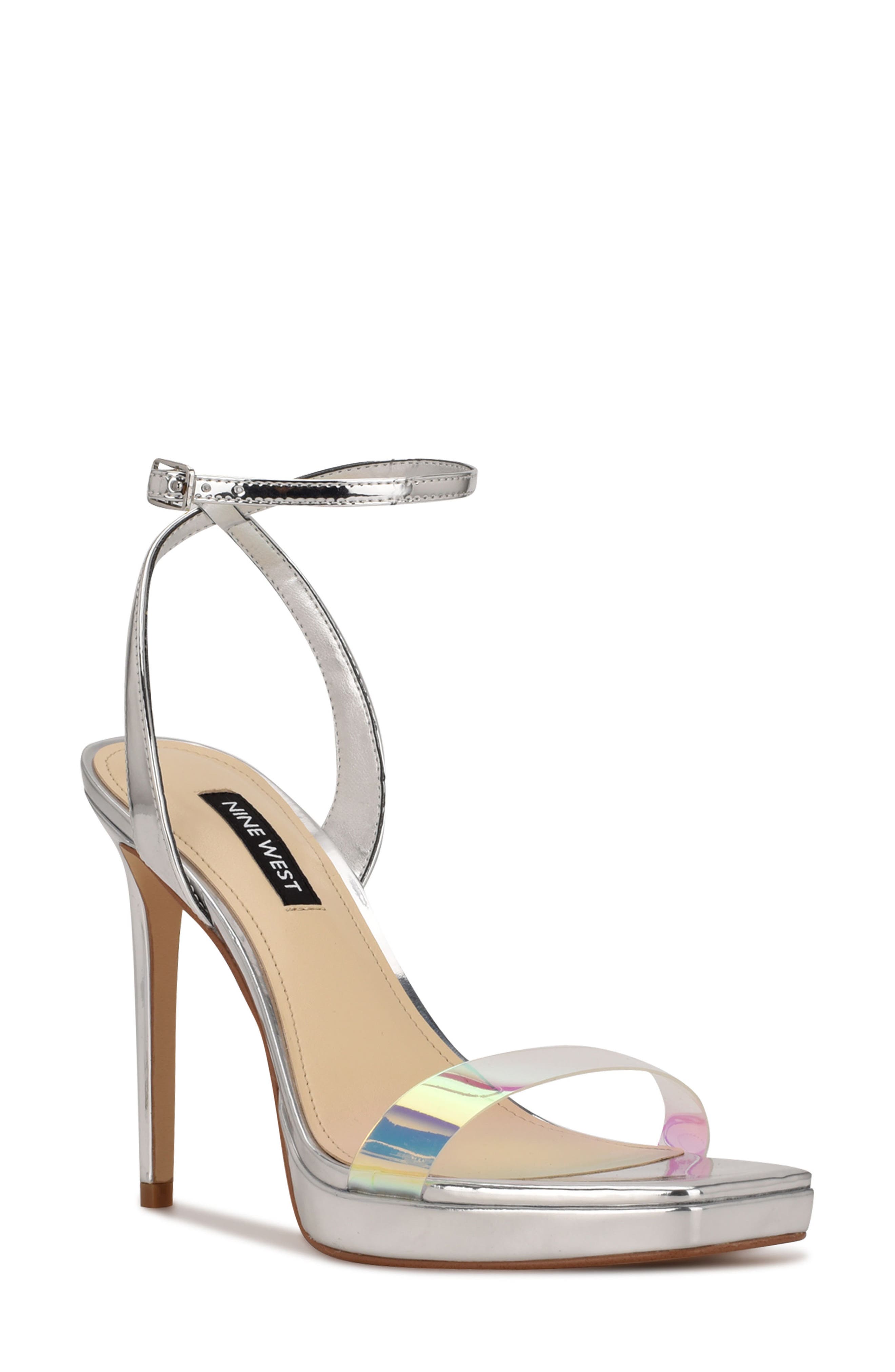 Nine West Zadie Square Toe Sandal, Main, color, 