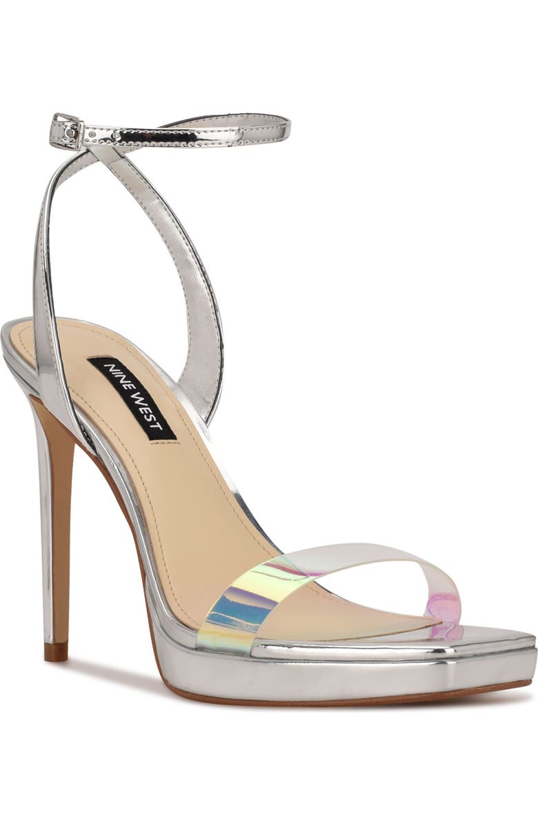 Nine West Zadie Square Toe Sandal, Main, color,