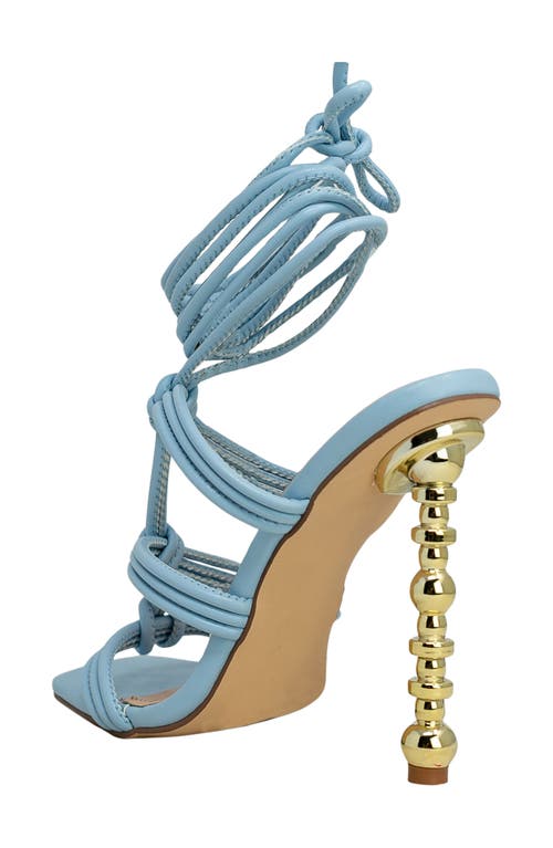 Chase & Chloe Chase And Chloe Geneva Strappy Ankle Wrap Elegant Sandal