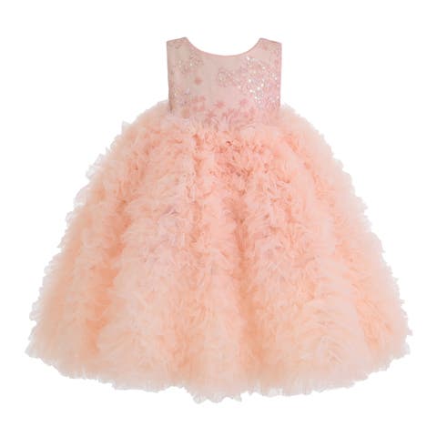 Beatrice Ruffled Tulle Dress