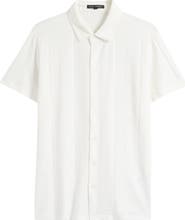 Robert Barakett Copley Short Sleeve Knit Button-Up Shirt