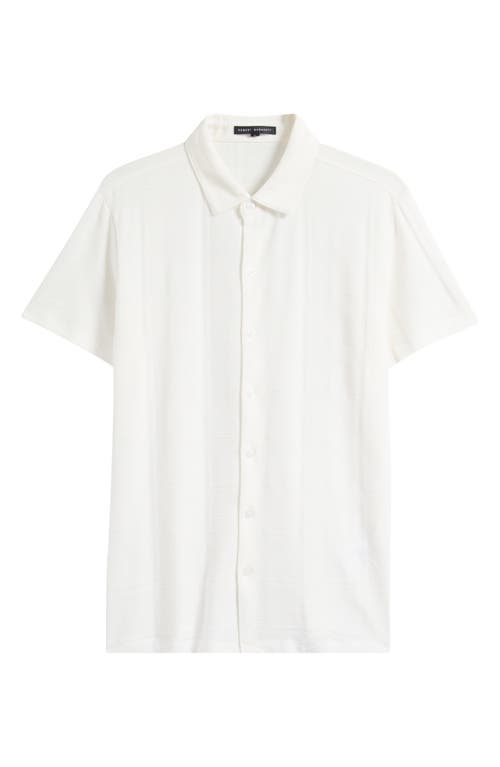 Robert Barakett Copley Short Sleeve Knit Button-up Shirt
