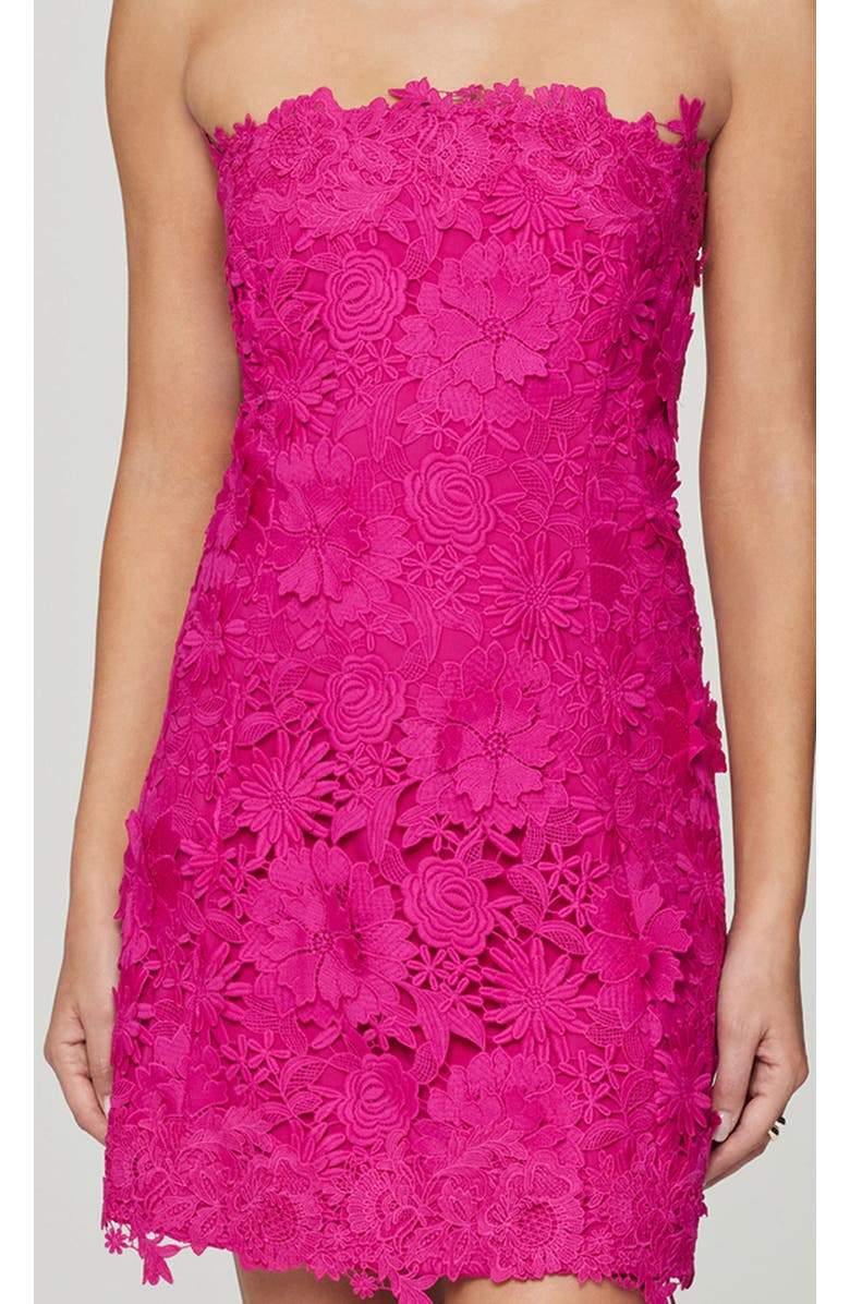 Generation Love Lydia 3D Lace Dress, Alternate, color, Hibiscus