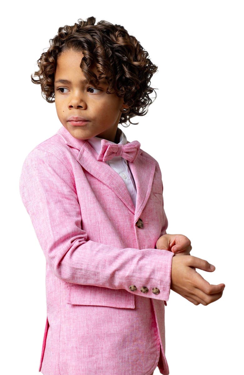 Hope & Henry Boys' Linen Bow Tie, Kids, Alternate, color, 