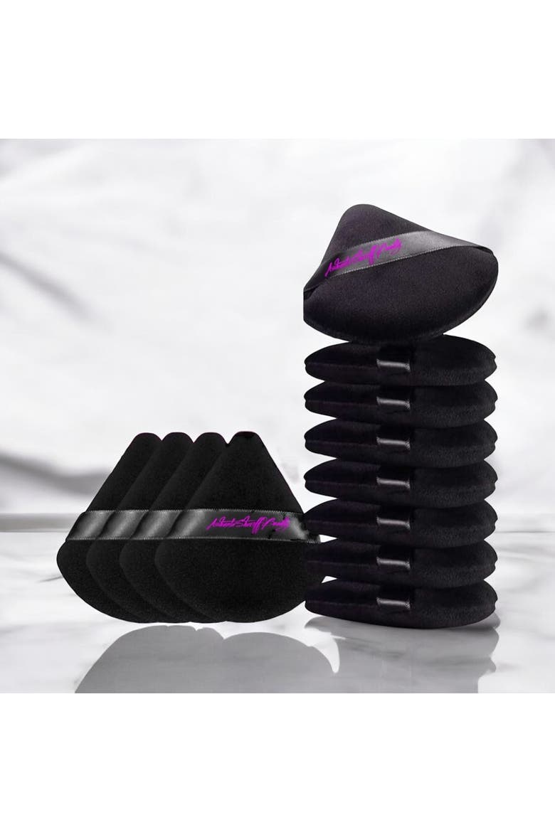 Velvet Hypoallergenic Ultra Soft Black Puffs, Alternate, color, Black