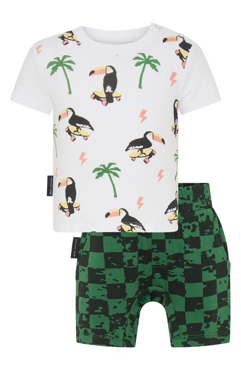 Toucan Graphic T-Shirt & Shorts (Baby)