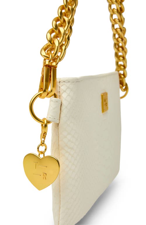 Think Royln Fame Croc Embossed Leather Crossbody Bag