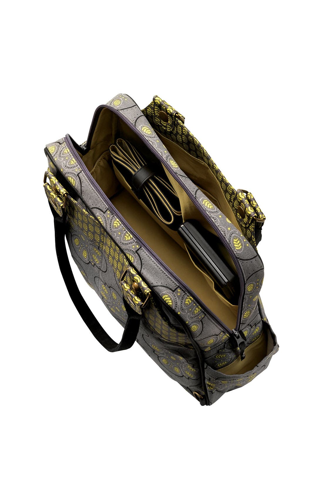 Petunia Pickle Bottom 'Glazed Sashay' Organic Cotton Convertible Diaper Bag/Satchel, Alternate, color, 