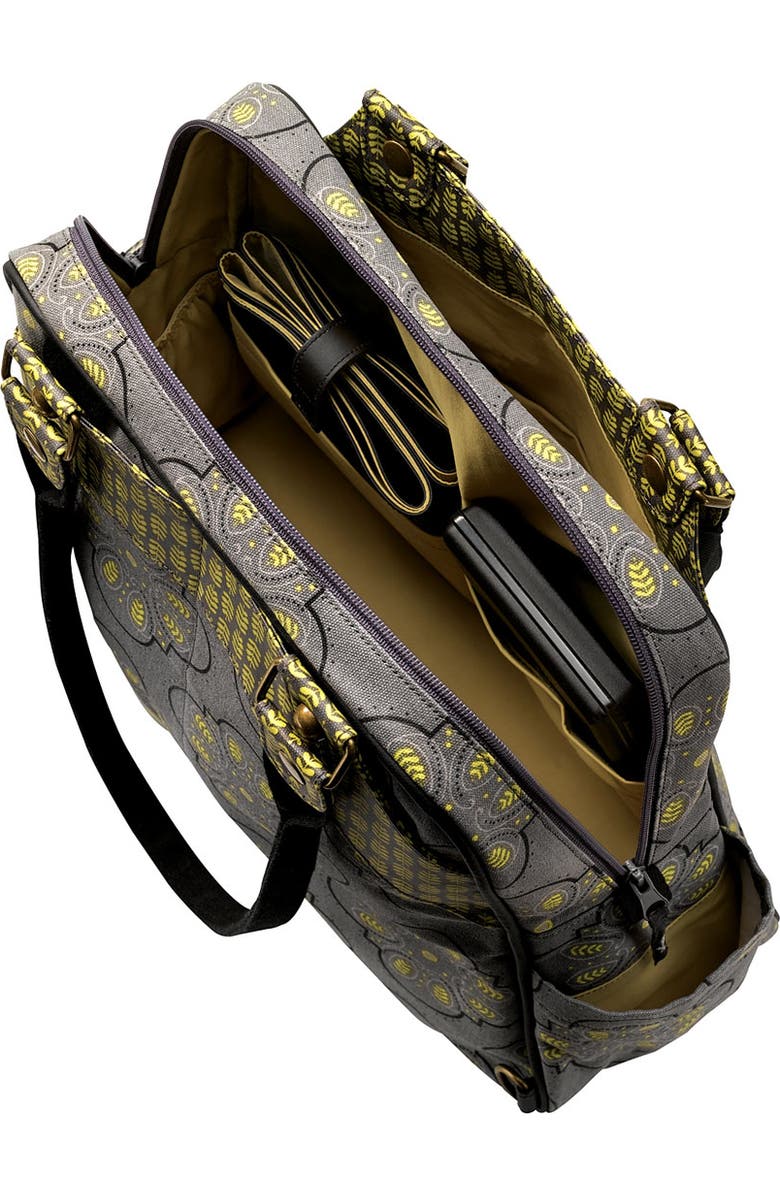 Petunia Pickle Bottom 'Glazed Sashay' Organic Cotton Convertible Diaper Bag/Satchel, Alternate, color,