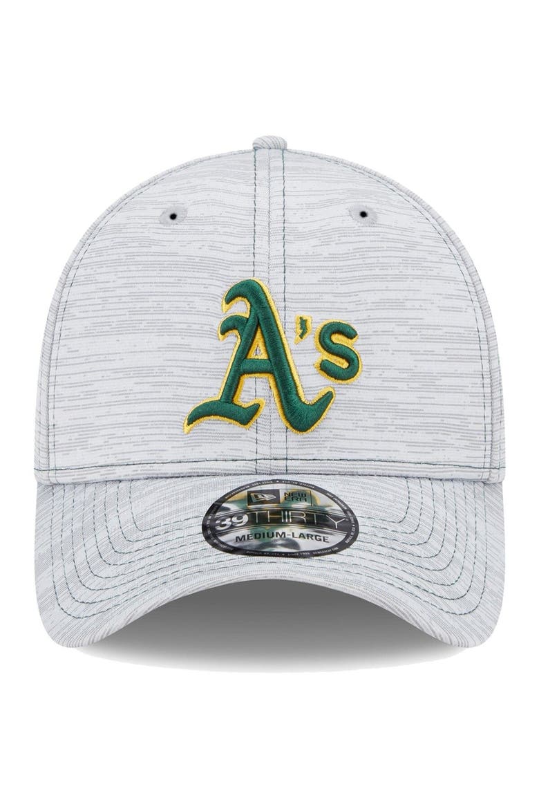 Men's New Era Gray Oakland Athletics Speed 39THIRTY Flex Hat, Alternate, color, Gray