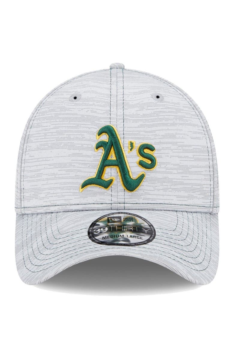 New Era Men's New Era Gray Oakland Athletics Speed 39THIRTY Flex Hat, Alternate, color, 