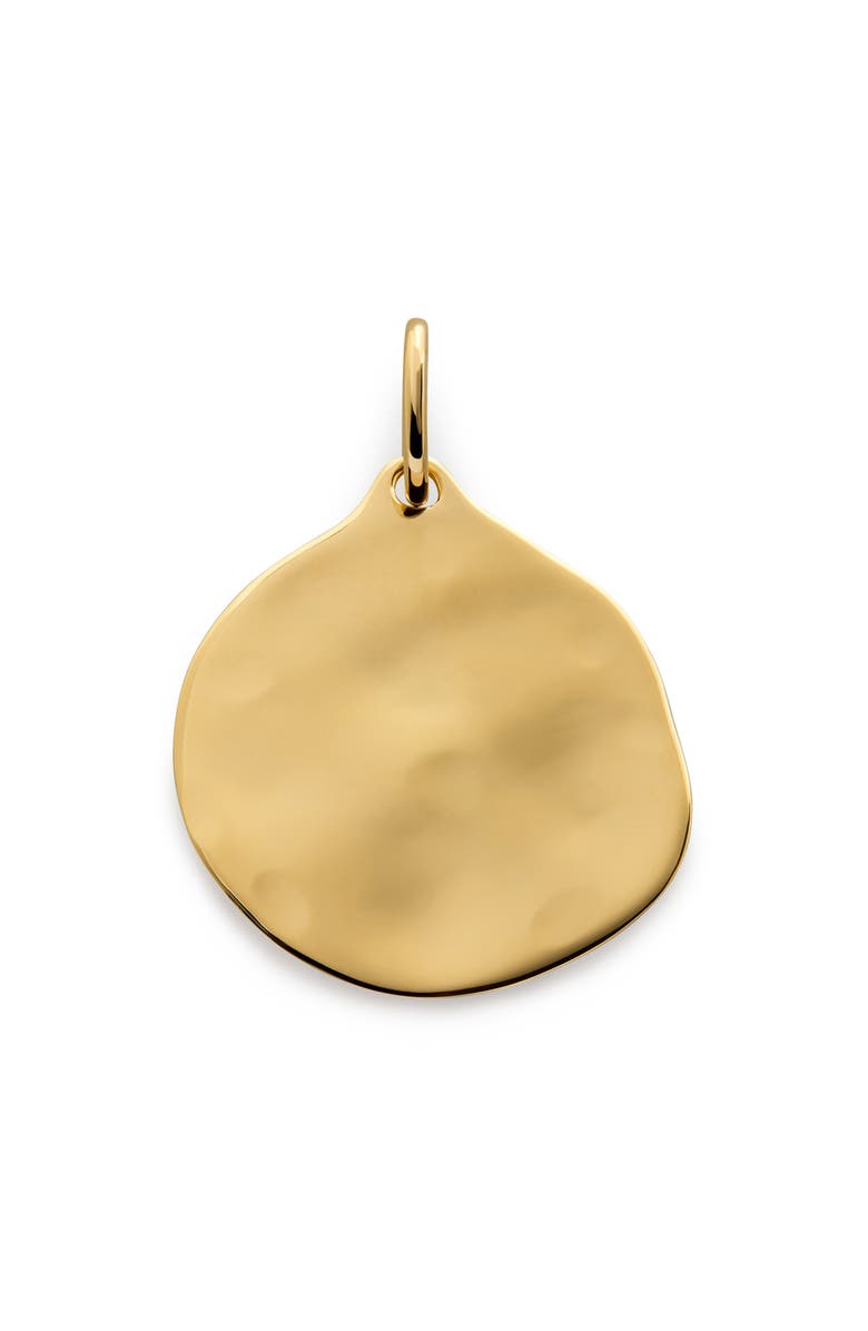 Monica Vinader Siren Muse Round Disc Pendant, Main, color, 18K Gold Vermeil