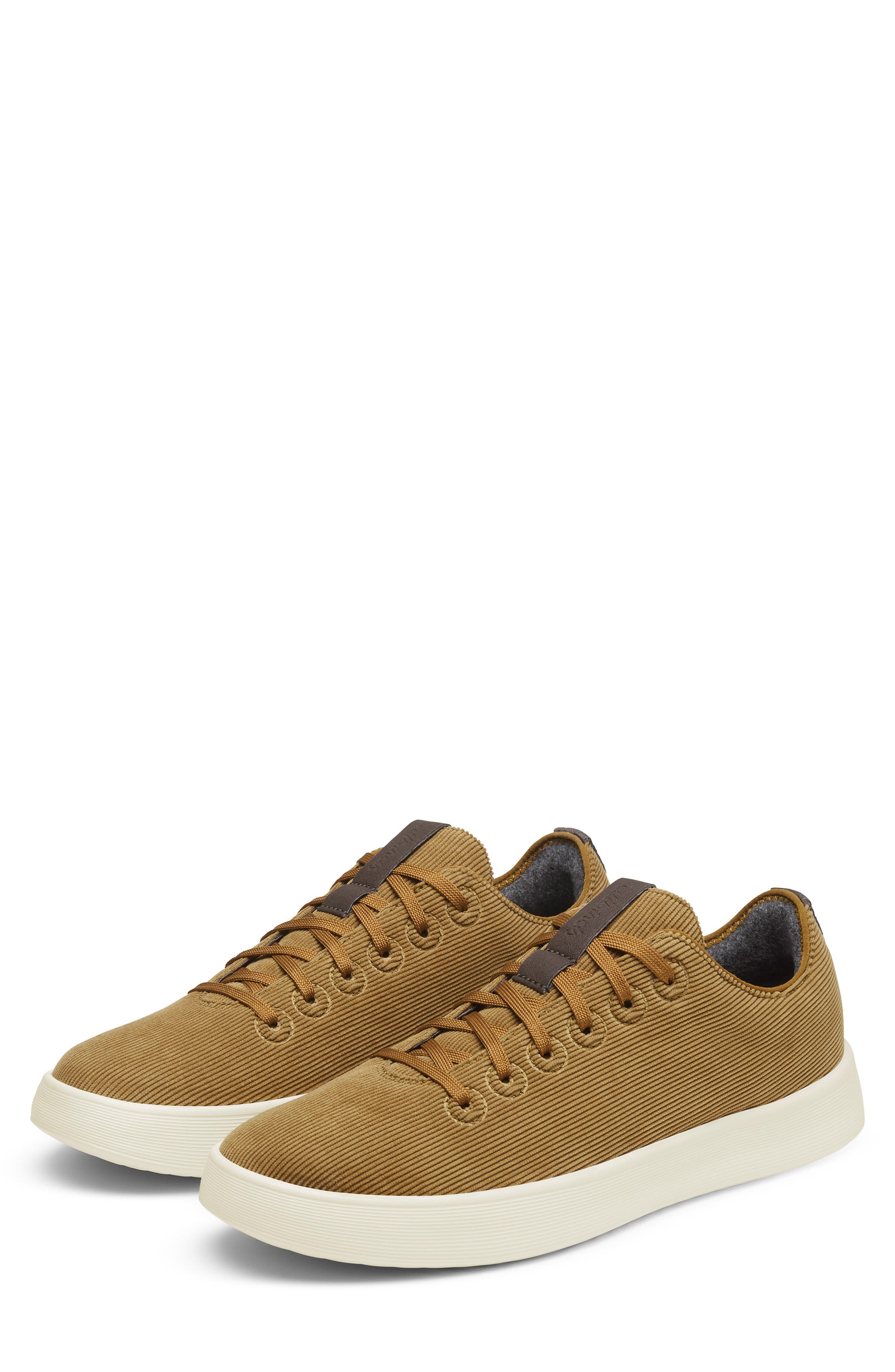 Allbirds Corduroy Cruiser Sneaker, Alternate, color, Dark Tan/ Stony Cream