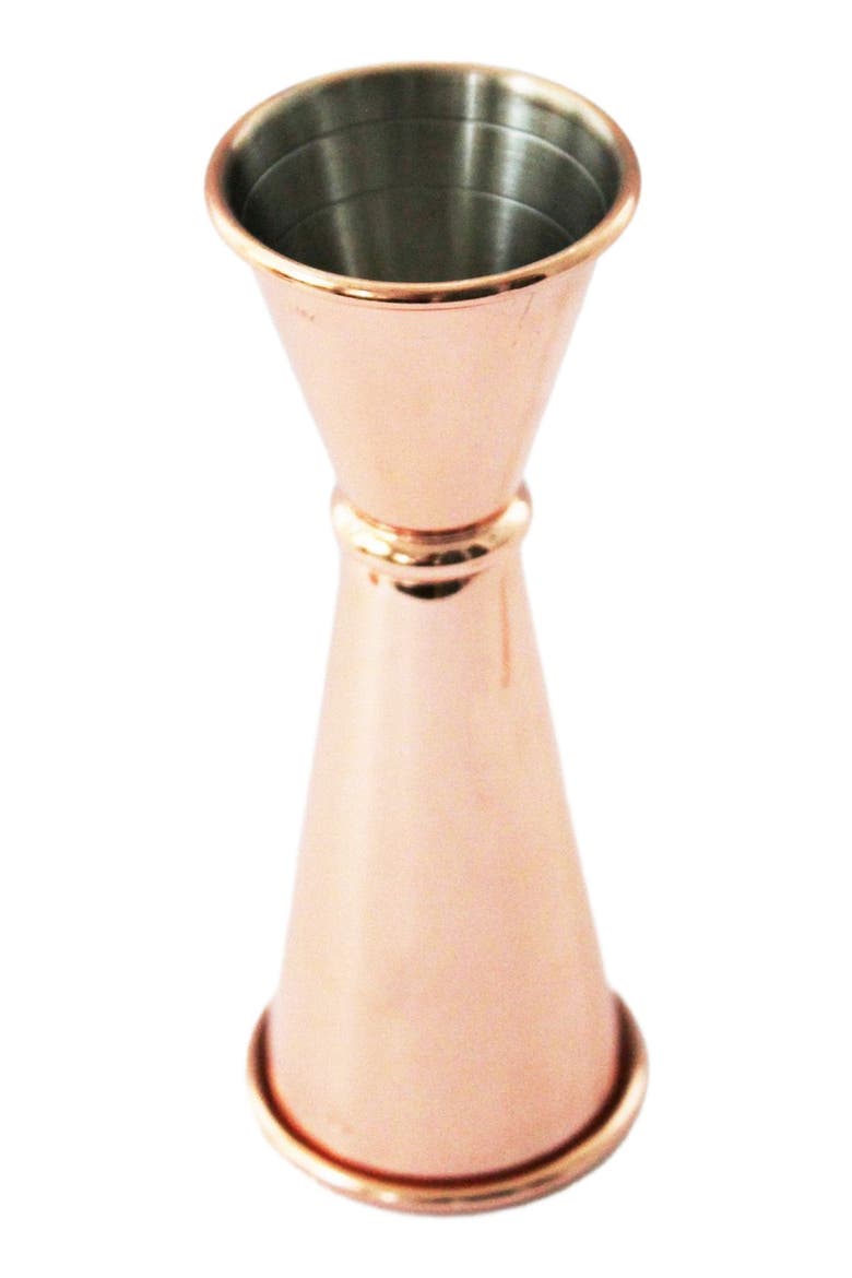 Vintage Inspired Glass Barware Set, Alternate, color, Copper