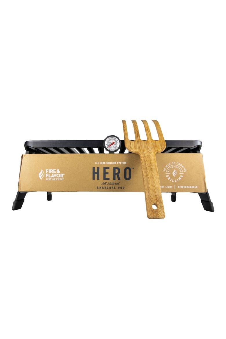 Hero™ Portable Charcoal Pod Grilling System, Main, color, MULTI