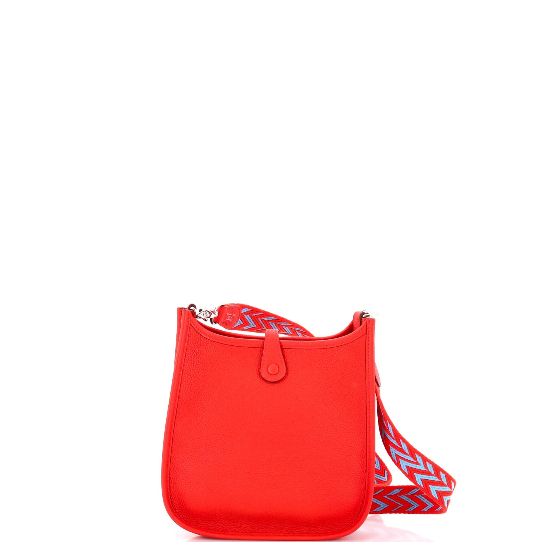 Pre-Owned Hermes Evelyne Bag Gen III Maurice TPM, Alternate, color, Rouge De Coeur